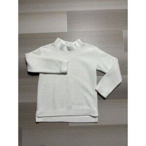 Vineyard Vines Girls Off White Pullover Fleece Sweater